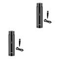 Pikkukuva 3 / 5: 1/2/3/5 Mini sähköinen partakone Kannettava Vedenkestävä Helppo puhdistaa Musta 2 kpl Black 2PCS