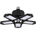 Miniatyrbillede 1 af 5: 200W LED Garagelampe E26/E27 Deformerbar loftslampe Sort