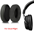 Miniatyrbild 2 av 5: Öronkuddar i tyg som andas för Cloud Flight Headset Noise Cancelling EarPads Mörkgrå