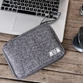Miniatyrbilde 9 av 11: Reise Kabelveske Organizer Lader Oppbevaring Elektronikk USB-etui Black