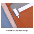 Miniatyrbild 4 av 8: Vattentät läder A4 Business Portfölj Fil Mapp Dokument O Brun onesize Brown onesize