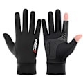 Pikkukuva 3 / 8: Läckage Två-Finger Handskar Sommar Tunna Andas Anti-Wear Spor black B black B