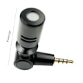 Miniatyrbilde 3 av 5: Eksternt kameramikrofon 3,5 mm kameramikrofon for DSLR-kamera/videokameraer/vlogging null - C