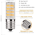 Miniatyrbillede 3 af 5: E17 LED-pære til mikrobølgeovn - dæmpbar (2-pak)