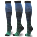 Miniatyrbilde 4 av 8: Strumpa Gradient Kompresjon Blandad Färg Tryck Mid-tubeSpor A11 ONESIZE A11 ONESIZE