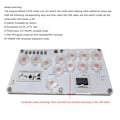 Miniatyrbild 3 av 9: Hållbar Mekanisk Knappspelkontroll Fight Stick Passar för PC Arcade Keyboard Transparent Grå