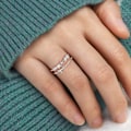 Miniatyrbillede 4 af 5: Til min datter Fidget Ring, til min datter sommerfuglring, datter gave fra mor Angst ringe