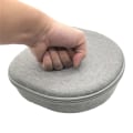 Miniatyrbild 4 av 11: Resevänligt fodral Hörlursfodral Bekvämt fodral för vardagsbruk för hörlurar Mjukt sammetsfoder Grå Gray