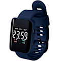 Miniatyrbillede 1 af 5: Klok Mode Square Elektronisk Ur Casual Watch Mørkeblå
