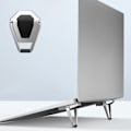 Miniatyrbillede 2 af 2: CDQ Bærbar Foldbar Skjoldformet Laptop Stativ Fle MulticolorCDQ