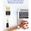 Miniatyrbillede 2 af 5: Bluetooth 5.4 USB-adapter til PC, hovedtelefoner, tastatur, smartphone, tablet, Windows 11/10/8.1/7 (Sort)