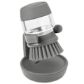 Miniatyrbillede 1 af 4: Opvaskbørste med sæbedispenser grå