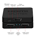 Miniatyrbild 2 av 5: 4K HDMI-splitter HDMI-switch 1 in 2 ut videodistributör förstärkare svart