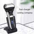 Miniatyrbilde 5 av 11: Barberhøvel lader base holder elektrisk for barbermaskin Foldbar ladestand Oppbevaring Ra