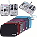 Miniatyrbilde 2 av 11: Reise Kabelveske Organizer Lader Oppbevaring Elektronikk USB-etui Black