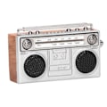 Pikkukuva 1 / 5: Nukkekotiradio 1:12 mittakaavassa Lapset simuloitu miniatyyri retro radiomalli Lelun lisävaruste Dekoraatio