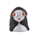 Miniatyrbillede 5 af 5: Squishy legetøj Mini Squishy kraniehoved legetøj Squishy FidgetToy Squishy blød squeeze stressaflastning Legetøj til børn og voksne Lyseblå
