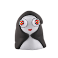 Pikkukuva 5 / 5: Pehmeä lelu Mini Squishy Skull Head Toy Squishy FidgetToy Squishy Soft Squeeze Stress Reliever Leksak för barn och vuxna Ljusblå