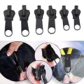 Miniatyrbillede 3 af 8: 12 stk 3 størrelser Universal Instant Fix lynlås reparations sæt udskiftning sort onesize Black onesize