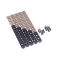 Miniatyrbillede 3 af 5: 5 stk Tactical M-Lok Picatinny Rail 5 7 9 11 13 Slots Mlok Sort
