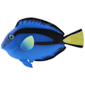 Miniatyrbilde 5 av 5: Kunstig tropisk fisk 3 stk Kunstig silikonfisk Naturtro fisk Lysende