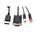 Miniatyrbilde 2 av 5: High Definition VGA-kabel 3,5 mm til 2-hann RCA-adapterkabel for Sega Dreamcast videospillkonsoll