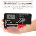 Miniatyrbild 2 av 4: Universal batteritestare för aa aaa c d pp3 9v 1.5v knappcellsbatterier