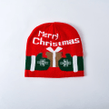 Miniatyrbillede 1 af 8: Kreativ varm uldhat juleelg varm farve stickad hue C A4 one size A4 one size