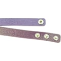 Miniatyrbillede 4 af 5: Gotisk Punk Choker, PU læder kort halskæde med hjerteformet spænde (lilla)