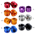 Miniatyrbillede 3 af 8: 2 stk./ sæt Holdbar CNC-dækning Cykelpedal reparation dele Aluminium legering Sølv