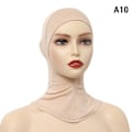 Miniatyrbild 1 av 5: Enfärgad undersjal Hijab-mössa Justerbar Stretchy Turban Ful A10 ONESIZE A10 ONESIZE
