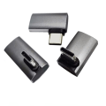 Pikkukuva 3 / 5: Usb-C 90 Asteen Sovitin 40Gbps Oikea Kulma Type-C Sovitin Uros Naaras Sivutaivutus Jatke PD240W Nopea - 8K60Hz UHD8K null - C