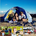 Miniatyrbild 4 av 4: 5L 10L 15L Vikbara Vattentankar med Kran, Vikbar Plastbehållare, BPA-fri, för Camping, Vandring, Klättring, Semester (10L)