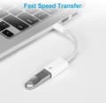Miniatyrbilde 4 av 4: 2-pakning USB C til USB 2.0-adapter Type-C OTG-kabel Type C hann til USB A hunn-adapter
