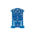 Miniatyrbillede 3 af 5: Træn på lodning Lær elektronikkit Smarte bilprojektsæt Følger Rcar DIY Kit Diy Elect