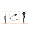 Miniatyrbild 5 av 10: Mic Stereo Studio Gaming Headset Röstmikrofon för Razer Electra V2 USB 7.1 Hörlurar Mikrofon Ljudförsörjning Svart