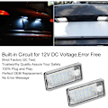 Miniatyrbilde 3 av 5: 2 stk. Bil LED Skiltlys Hop-Lpl0114 Lyspære Kit For Audi A3 S3 A4 S4 B6 B7 A6 C6 S6,