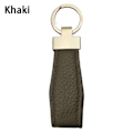 Miniatyrbillede 1 af 5: Kohud Nøglering Læder Nøglering KHAKI Khaki