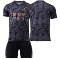 Miniatyrbillede 1 af 2: Arsenal Udebanesæt 2223 Sort Fodboldtrøje Voksne, størrelse XXL (185-190 cm) XXL (185-190 cm)