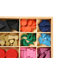 Miniatyrbillede 5 af 5: Grundlæggende grammatiksymboler i træ - Fastgørelsespuslespil Montessori-sprogundervisningshjælpemiddel Puslespil til førskolebørn 3 4 Hjernetræning