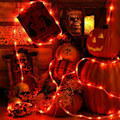 Miniatyrbillede 6 af 8: 36 LED Halloween lyskæder orange