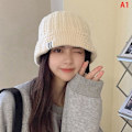 Miniatyrbillede 1 af 8: Dam Vinterhattar Bucket Hattar Mjuk Lamm Plysch Mjuk Varm Fisherm Beige one size Beige one size