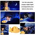 Miniatyrbillede 3 af 4: LED natlampe til børn, blød silikonehvalp LED-lampe med sensor