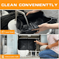 Miniatyrbilde 6 av 7: Silikon Air Fryer-foringer for Ninja Flex Drawer Air Fryer, Gjenbrukbar for 10.4L Black 1