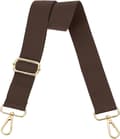 Bred justerbar axelremsersättning för väskor och handväskor, brun 3.8cm - Dark Brown