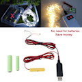 Miniatyrbild 3 av 5: 1,5v 3v 4,5v 6v Aa Aaa Batteri Eliminator Power för elektrisk klocka