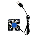 Pikkukuva 2 / 5: Musta USB-jäähdytysalusta Ohjain Tabletti Kannettava Tuuletinpidike Puhelimen jäähdytin Nopea Jäähdytin Laite Yleinen 5V