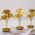 Miniatyrbillede 2 af 5: Guld Farve Metal Smykker Display Stativ Kvinde Skrivebord Halskæde Ringe Øreringe Stud Organizer Design Smykker Porps Rack A