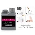 Miniatyrbild 6 av 8: Akryl nagelset falska naglar komplett set tillbehör för manikyr nagelfilar bärbar nagelborrmaskin för DIY nagelkonst