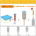 Miniatyrbilde 5 av 5: Mineral Desinfeksjonsstav for Spa, Boblebad, Fiskedammer - 5 Pakning